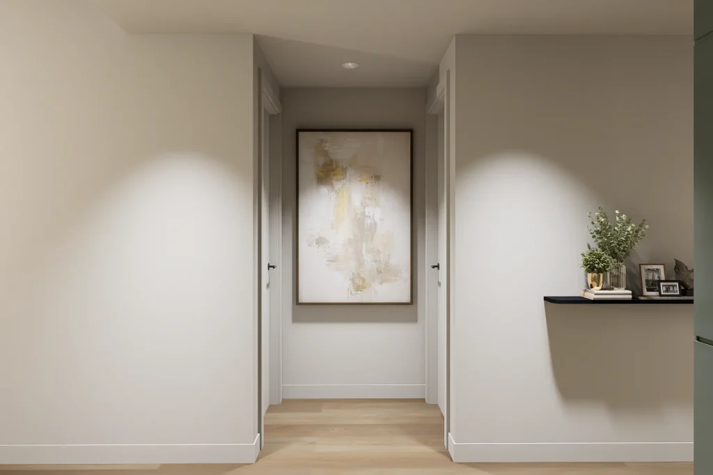 Vestíbulo de una vivienda de La Noria Homes
